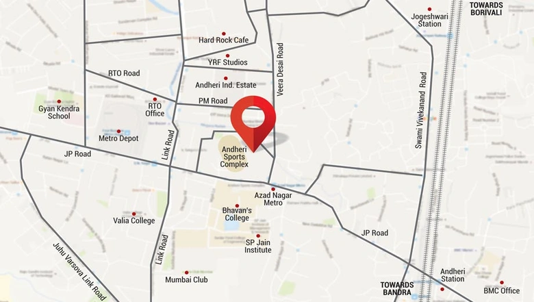 Location of UK Sangfroid in Andheri West, Mumbai - Image 208207