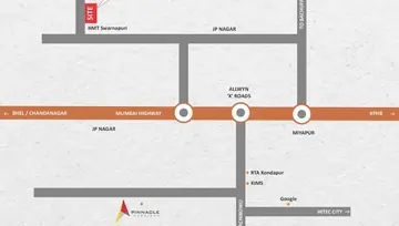 Location of Pinnacle Srikaram - Image 208356
