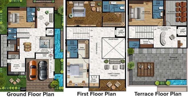 4 BHK Flat in Raichandani Futnani Villas in Shamirpet, Hyderabad - Image 828576