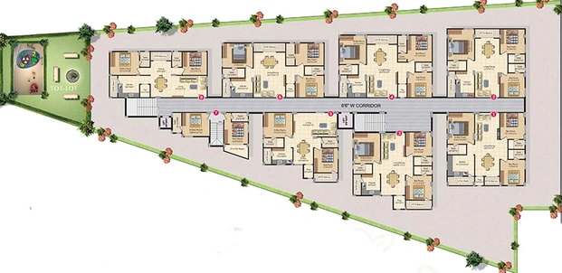 Master Plan of STC Sri Tirumalas Vidya Vihar in Dulapally, Hyderabad - Image 208437
