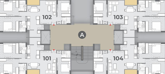 Floor Plan of Setu Solitaire in Chandkheda, Ahmedabad - Image 208500