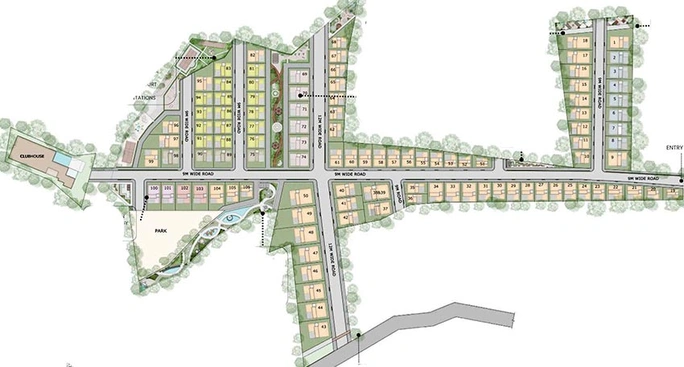 Master Plan of Subha Belgravia in Chandapura, Bangalore - Image 208997