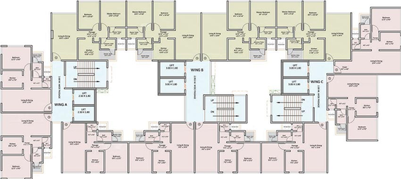 Floor Plan of The Baya Goldspot in Andheri East, Mumbai - Image 208645