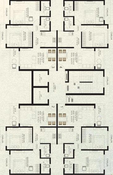 Floor Plan of Vaibhavlaxmi Eastern Groves in Vikhroli East, Mumbai - Image 94356
