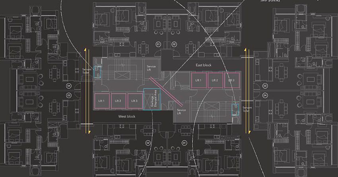 Floor Plan of Avighna IX in Parel East, Mumbai - Image 208727