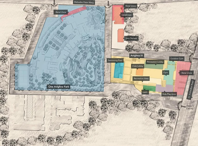 Master Plan of Avighna IX in Parel East, Mumbai - Image 208726