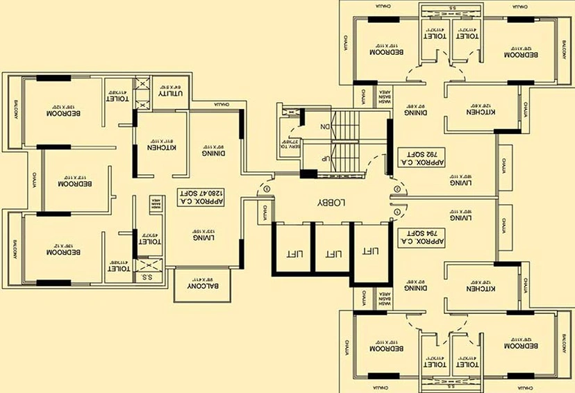 Floor Plan of Spark Desai Harmony in Wadala, Mumbai - Image 208791