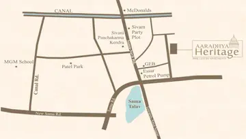 Location of Aaradhya Heritage - Image 116737
