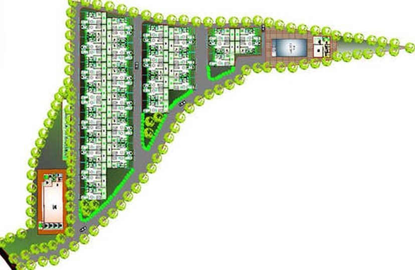 Master Plan of Vaswani Brookefield Manor in Undri, Pune - Image 208927