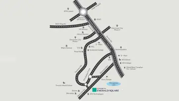 Location of Svamitva Emerald Square - Image 208969