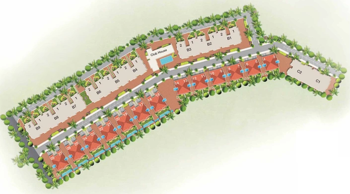 Master Plan of Peninsula Ashok Beleza in Alto Porvorim, Goa - Image 208999