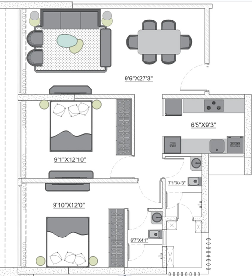 2 BHK Flat in Aplite Sapphire in Tardeo, Mumbai - Image 828759