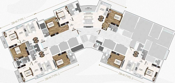 Floor Plan of Nine Shanta Durga in Mahim West, Mumbai - Image 209189