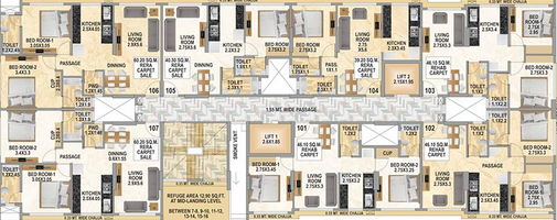 Floor Plan of Om Sahyadri Heights in Ghatkopar East, Mumbai - Image 209201