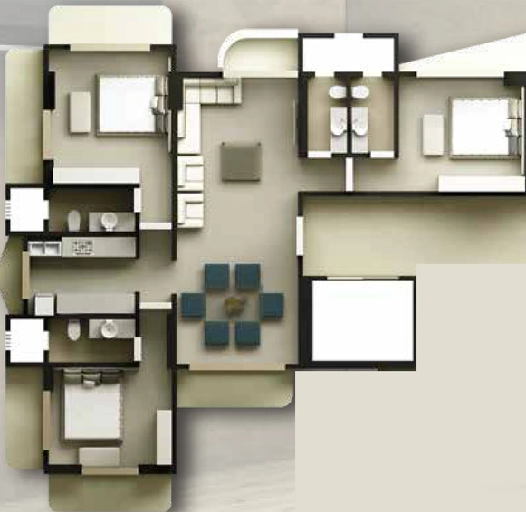 3 BHK Flat in Komal Aurum Heights in Agripada, Mumbai - Image 828793