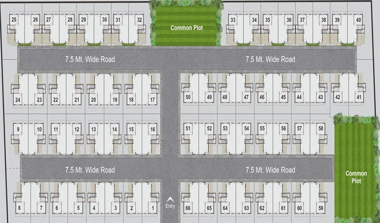 Master Plan of Disha Madhuban Square 2 in Karjan, Vadodara - Image 116802