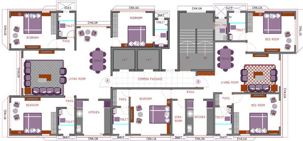 Floor Plan of Praman Splendour in Matunga East, Mumbai - Image 209287