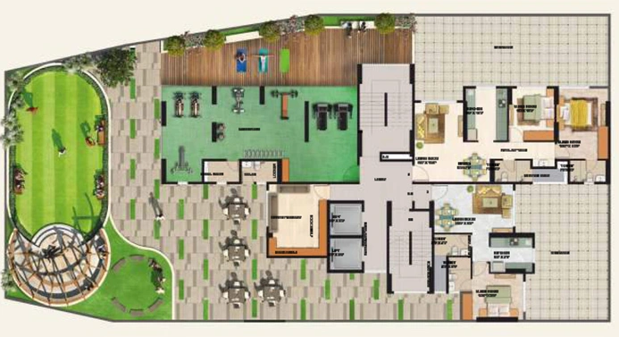 Master Plan of Shree Veera Residency in Ghodbunder Road, Thane - Image 209415