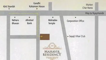 Location of Shree Mahavir Residency - Image 116841
