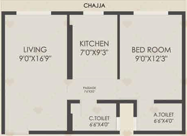 1 BHK Flat in Gurukrupa Gangav in Ghatkopar East, Mumbai - Image 828851