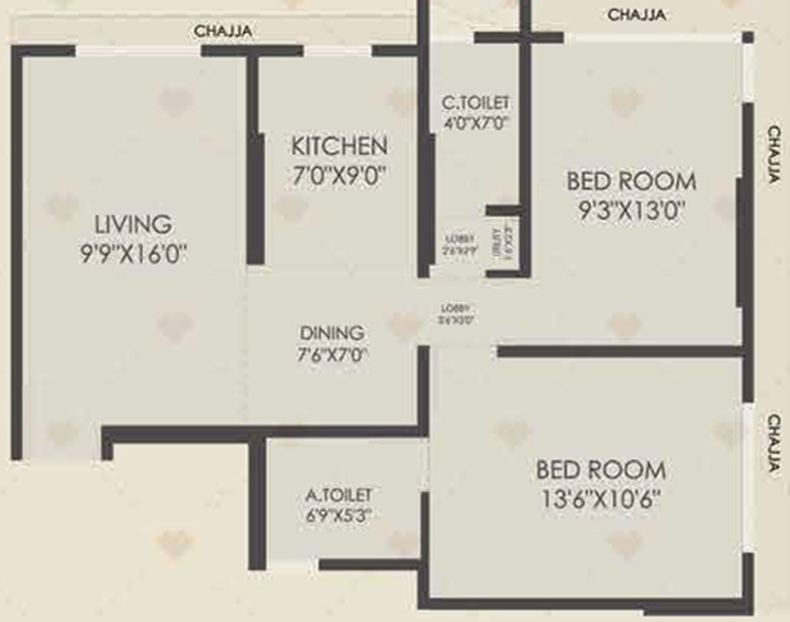 2 BHK Flat in Gurukrupa Gangav in Ghatkopar East, Mumbai - Image 828852
