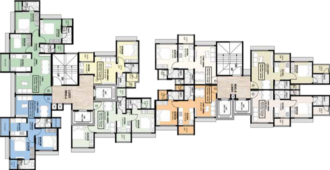Floor Plan of Haware Intelligentia Sigma in Vikhroli East, Mumbai - Image 209445