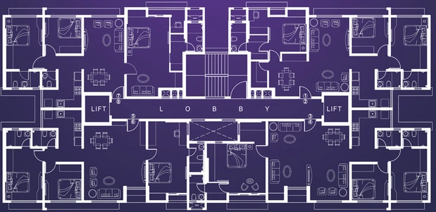 Floor Plan of Platinum Prive in Andheri West, Mumbai - Image 209492
