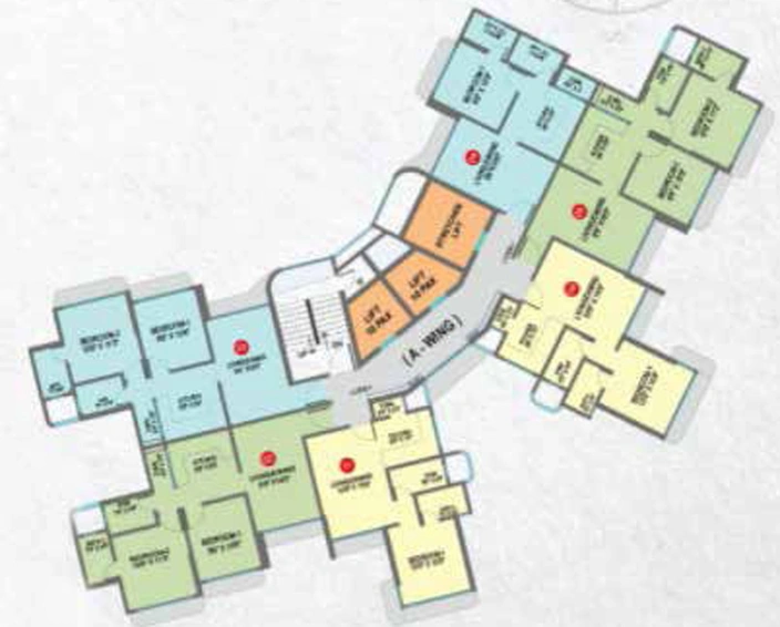 Floor Plan of Rizvi Cedar in Malad East, Mumbai - Image 209507