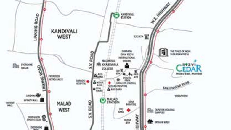 Master Plan of Rizvi Cedar in Malad East, Mumbai - Image 209506
