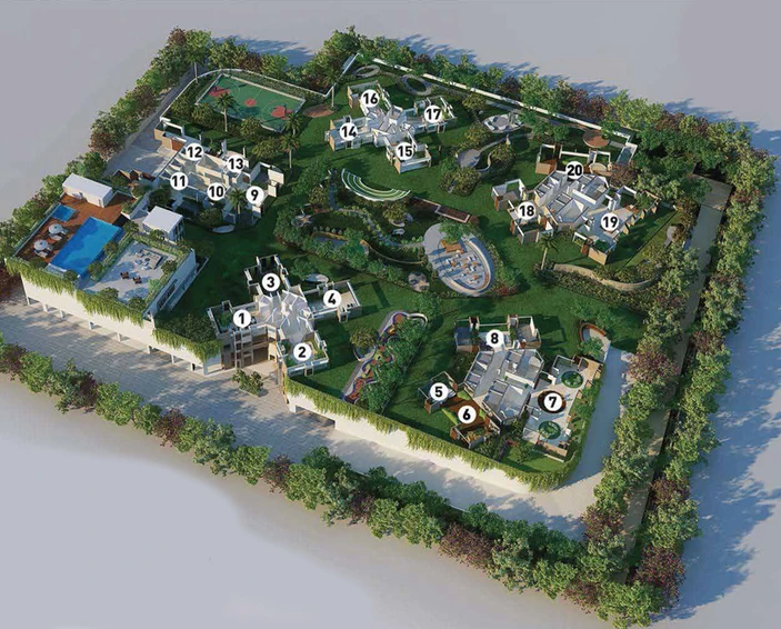 Master Plan of Runwal Uncage in Mulund West, Mumbai - Image 209564