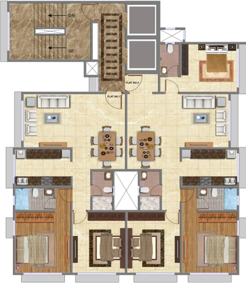 Master Plan of Sanghvi Evana in Lower Parel West, Mumbai - Image 209669