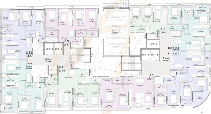 Floor Plan of Shubham Artesia in Ghatkopar East, Mumbai - Image 209684