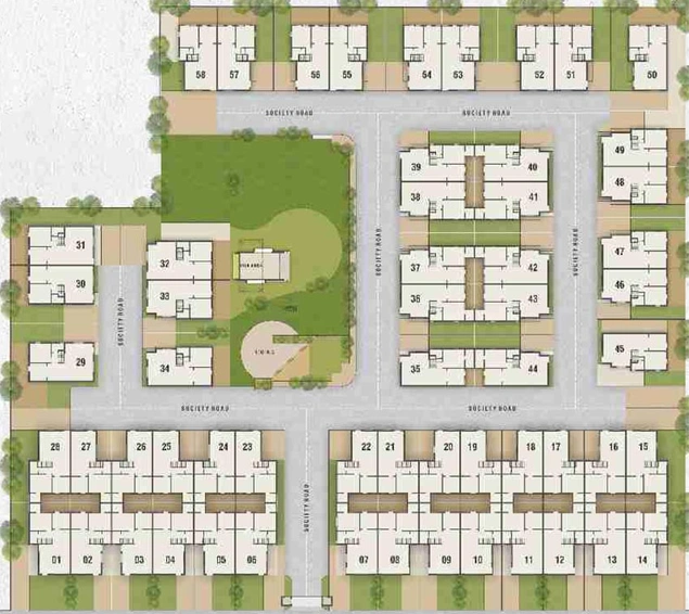 Master Plan of N B Parshwa Residency in Nava Naroda, Ahmedabad - Image 117510