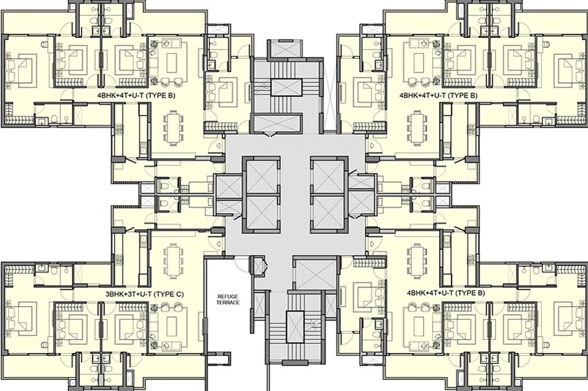 Floor Plan of Emaar Urban Ascent in Sector 112, Gurgaon - Image 209791