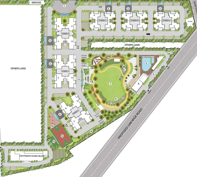 Master Plan of Emaar Urban Ascent in Sector 112, Gurgaon - Image 209790
