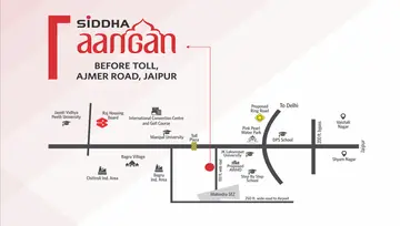 Location of Siddha Aangan Mayur - Image 116939