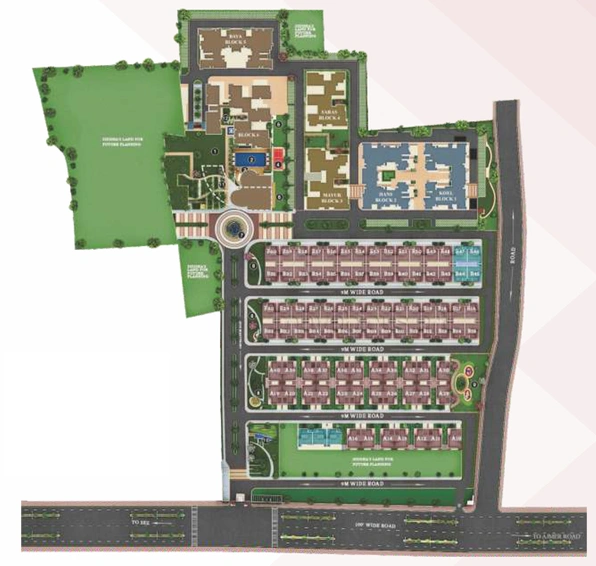 Master Plan of Siddha Aangan Mayur in Ajmer Road, Jaipur - Image 116941