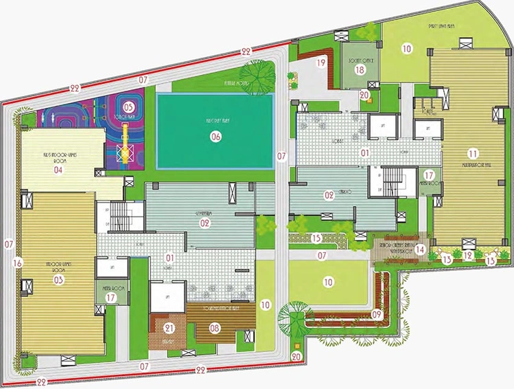 Master Plan of Jet Anand Bhawan in Vile Parle West, Mumbai - Image 209863