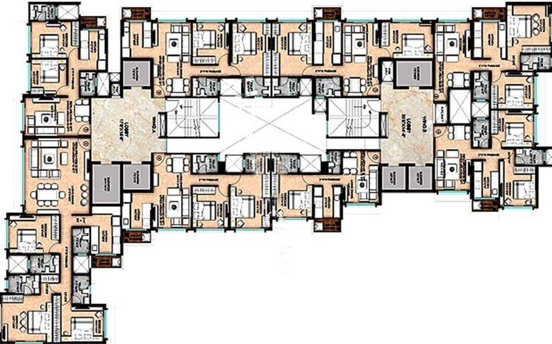 Floor Plan of Maverick Namaha in Mulund West, Mumbai - Image 210001