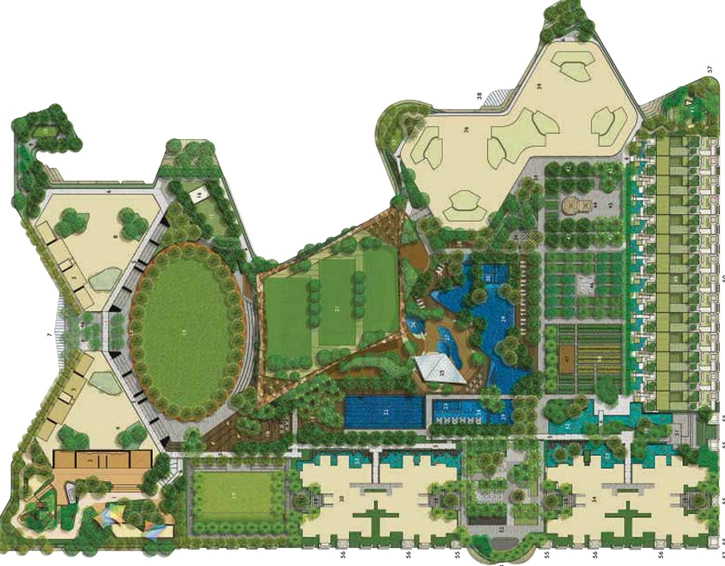 Master Plan of Lodha Parkside in Worli, Mumbai - Image 210010