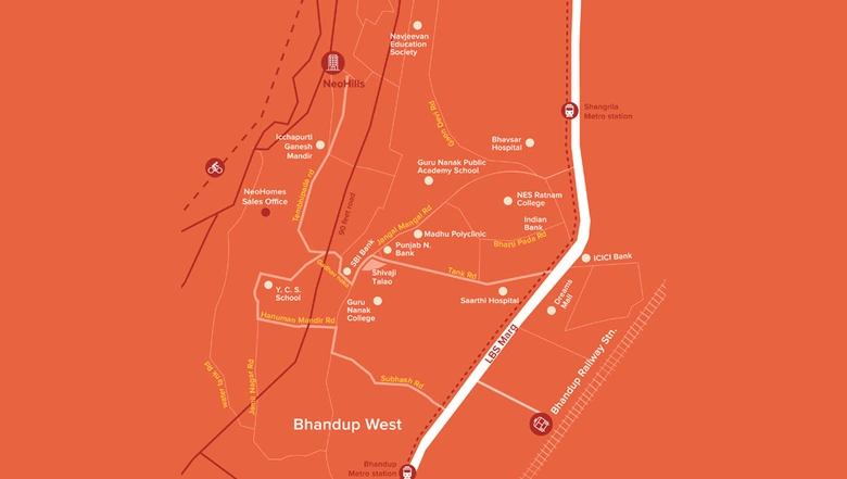 Master Plan of Marathon Neo Hill in Bhandup West, Mumbai - Image 210092