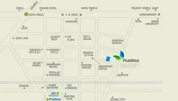 Location of Prathna Lavish - Image 117544