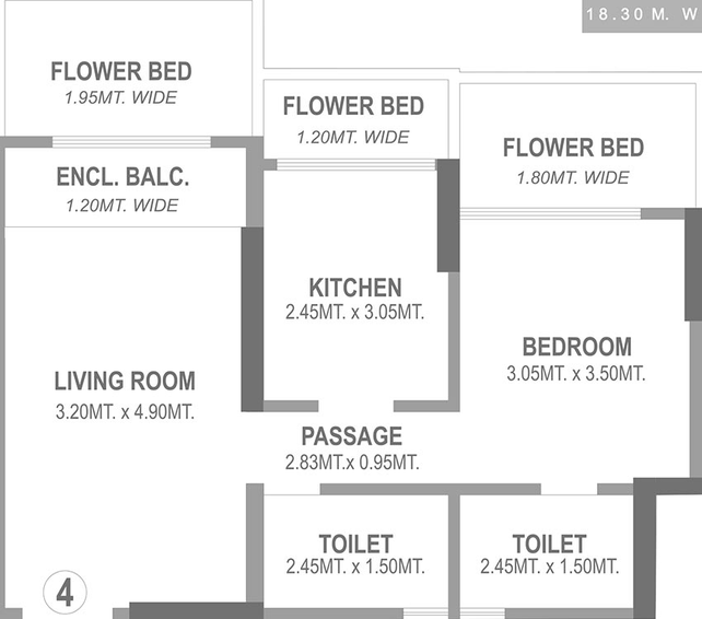 1 BHK Flat in Rajyog Odina in Chembur East, Mumbai - Image 829063