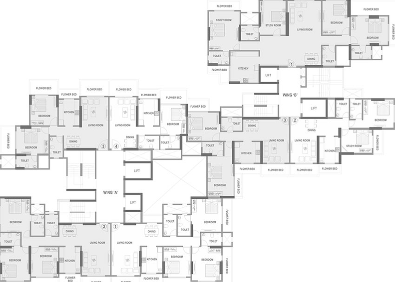 Floor Plan of Rajyog Odina in Chembur East, Mumbai - Image 210202