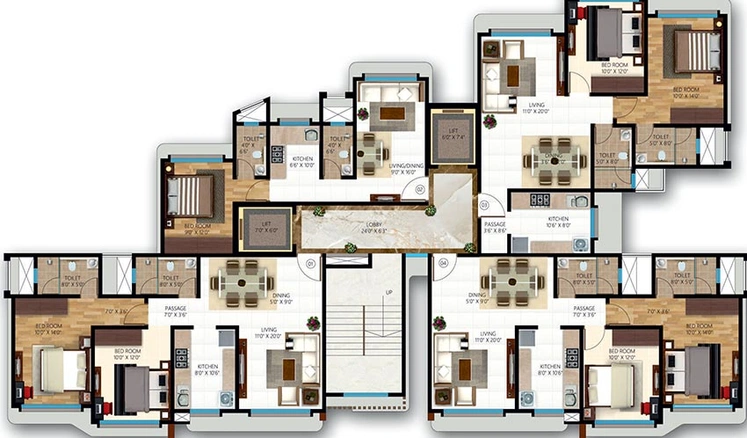 Floor Plan of Shree Matru Chhaya in Kandivali West, Mumbai - Image 210251