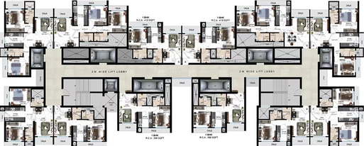 Floor Plan of Shreeji Tapovan in Malad East, Mumbai - Image 210289