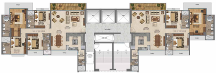 Floor Plan of The Wadhwa W54 in Matunga East, Mumbai - Image 210338