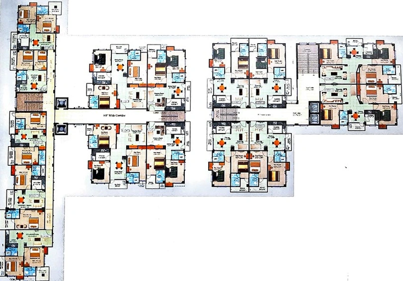 Floor Plan of Niagaree Sai Heritage 2 in Anisabad, Patna - Image 210360