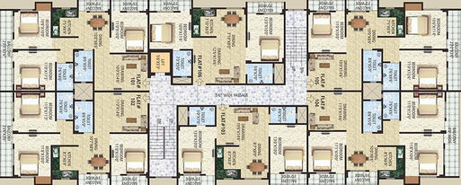 Floor Plan of Nishanjali Kaushlya Green in Danapur, Patna - Image 210393