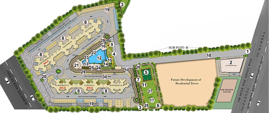 Master Plan of Bharat Ecovistas in Shilphata, Thane - Image 210410